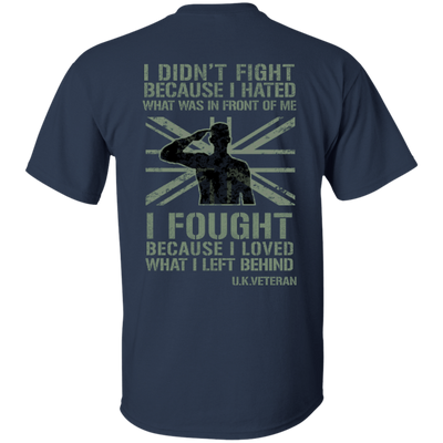 UK Veteran Affairs-T-Shirt & Hoodie-Classic T-Shirt-Navy