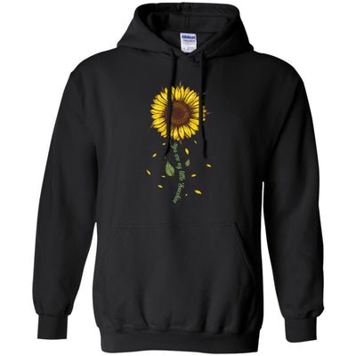 You Are My Little Sunshine Sunflower-T-Shirt & Hoodie-Pullover Hoodie-Black
