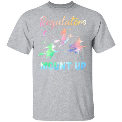 Regulators Mount Up Funny Halloween Witch For Women-T-Shirt & Tank Top-Classic T-Shirt-Sport Grey
