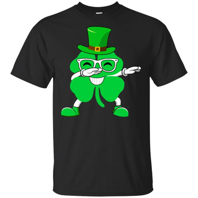Shamrock Dabbing Happy St Patricks Day Shenanigator-T-Shirt & Hoodie-Classic T-Shirt-Black