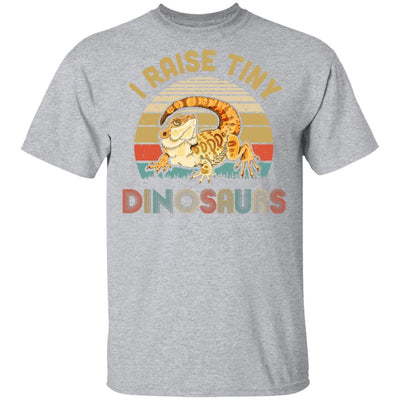 I Raise Tiny Dinosaurs Great Gift For Bearded Dragon Lovers-T-Shirt & Hoodie-Classic T-Shirt-Sport Grey