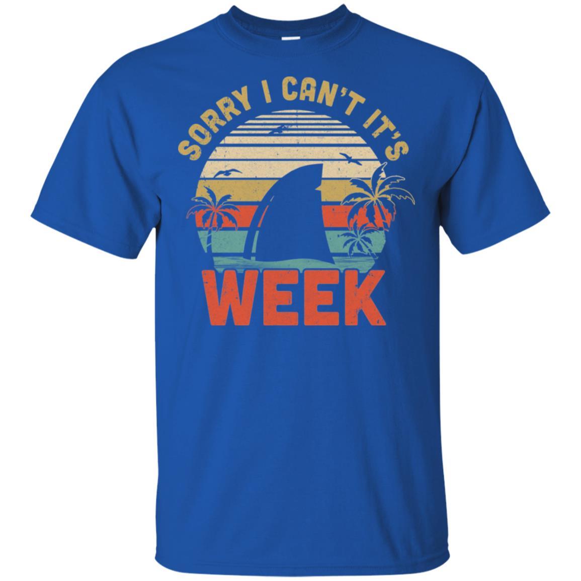 Vintage Sorry I Can't For Shark Lover-T-Shirt & Hoodie-Classic T-Shirt-Royal