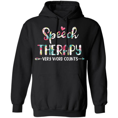 Speech Therapy Language Pathologist Gift-T-Shirt & Hoodie-Pullover Hoodie-Black