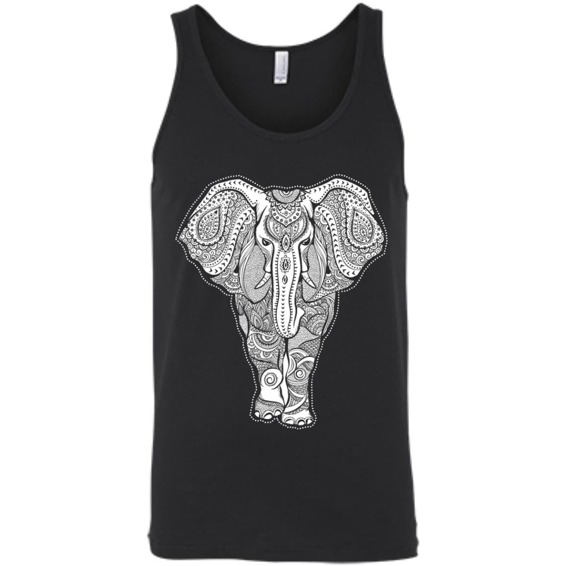African Elephant Love-T-Shirt & Hoodie-Unisex Tank-Black
