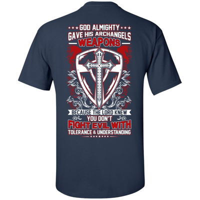 God Almighty Gave His Archangels Weapons-T-Shirt & Hoodie-Classic T-Shirt-Navy