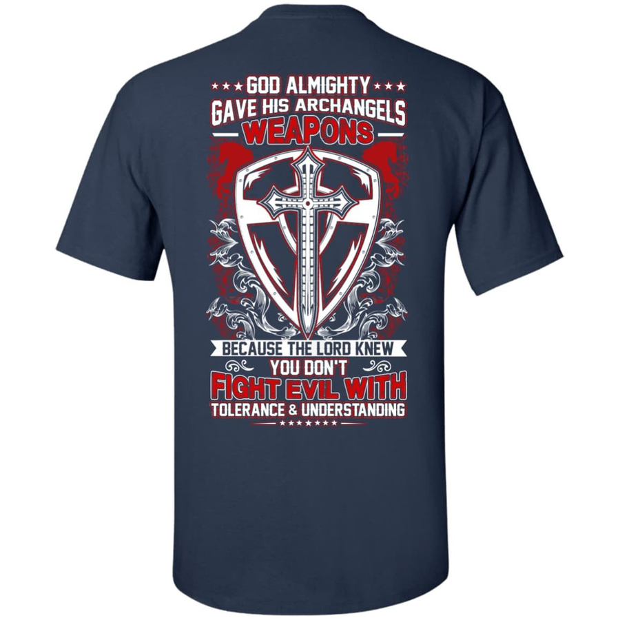 God Almighty Gave His Archangels Weapons-T-Shirt & Hoodie-Classic T-Shirt-Navy