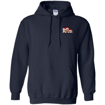 Kitten In A Pocket Cute Cat Christmas-T-Shirt & Hoodie-Pullover Hoodie-Navy