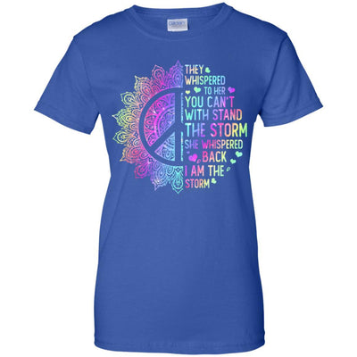 They Whispered To Her You Can't With Stand The Storm-T-Shirt & Tank Top-Women's T-Shirt-Royal