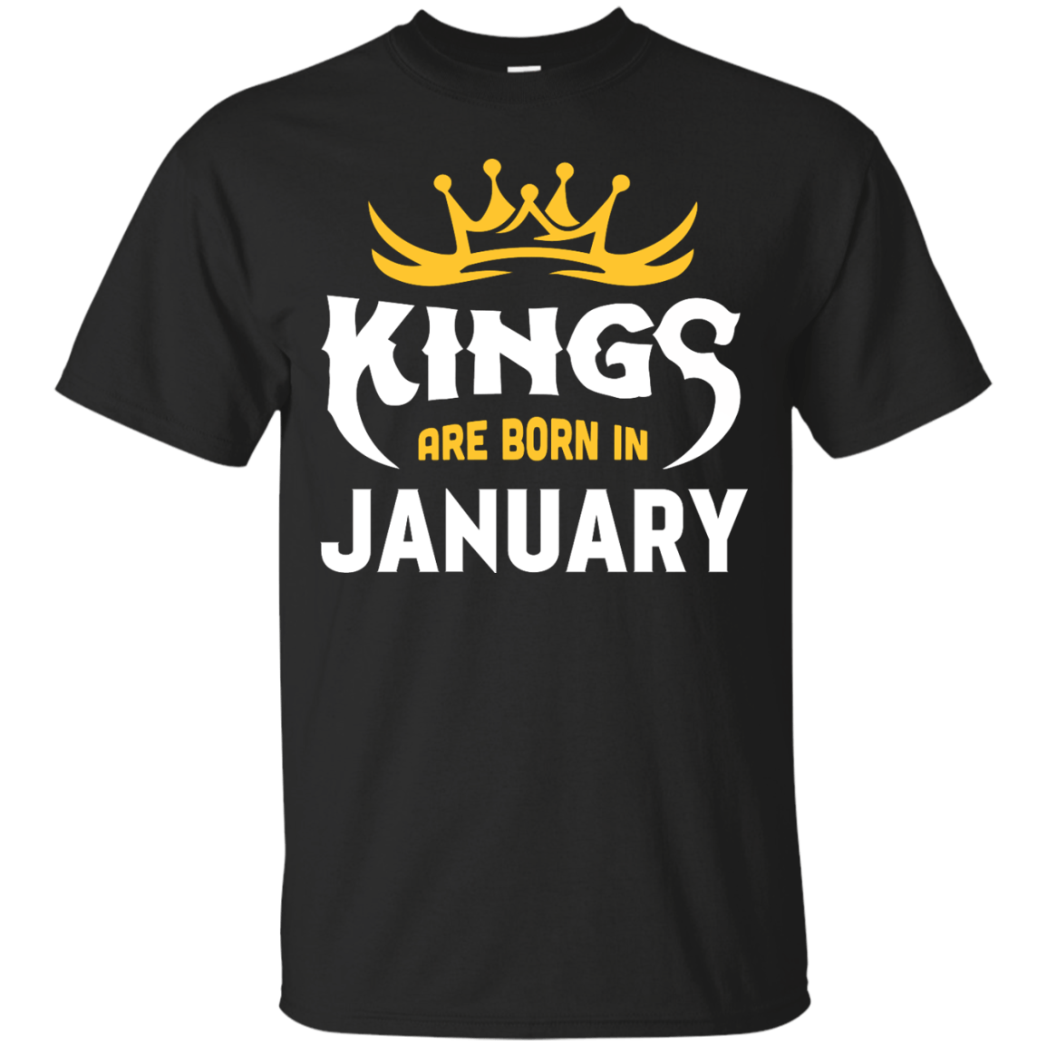 Kings Are Born In January-T-Shirt & Hoodie-Classic T-Shirt-Black