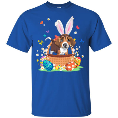 Beagle Bunny Hat Rabbit Easter Eggs-T-Shirt & Hoodie-Classic T-Shirt-Royal