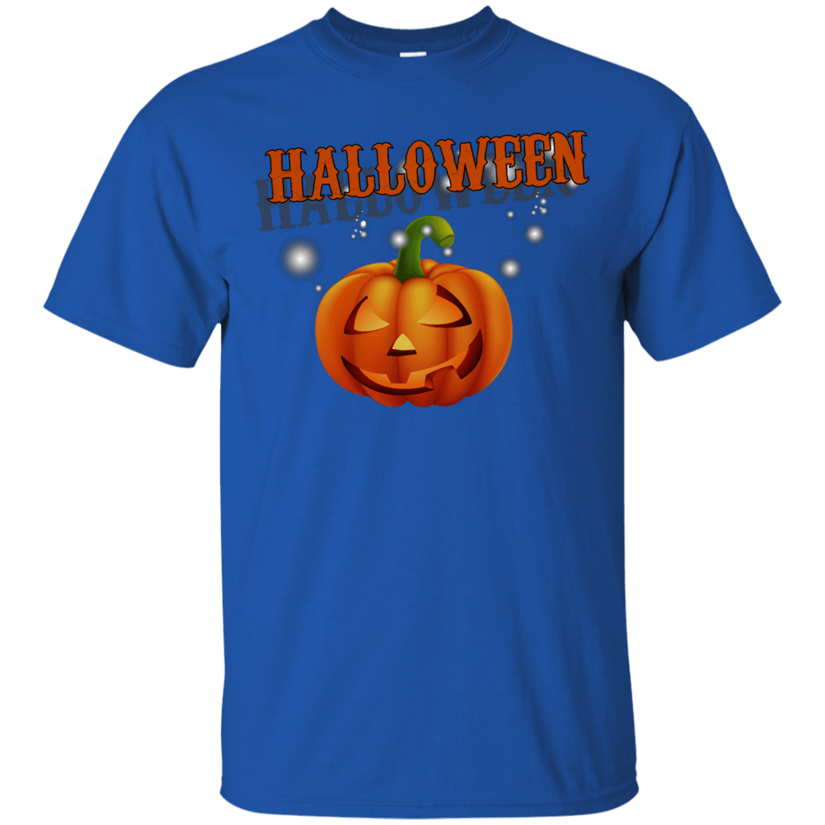 Glowing Pumpkin Cool Halloween-T-Shirt & Hoodie-Classic T-Shirt-Royal