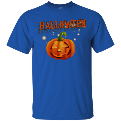 Glowing Pumpkin Cool Halloween-T-Shirt & Hoodie-Classic T-Shirt-Royal