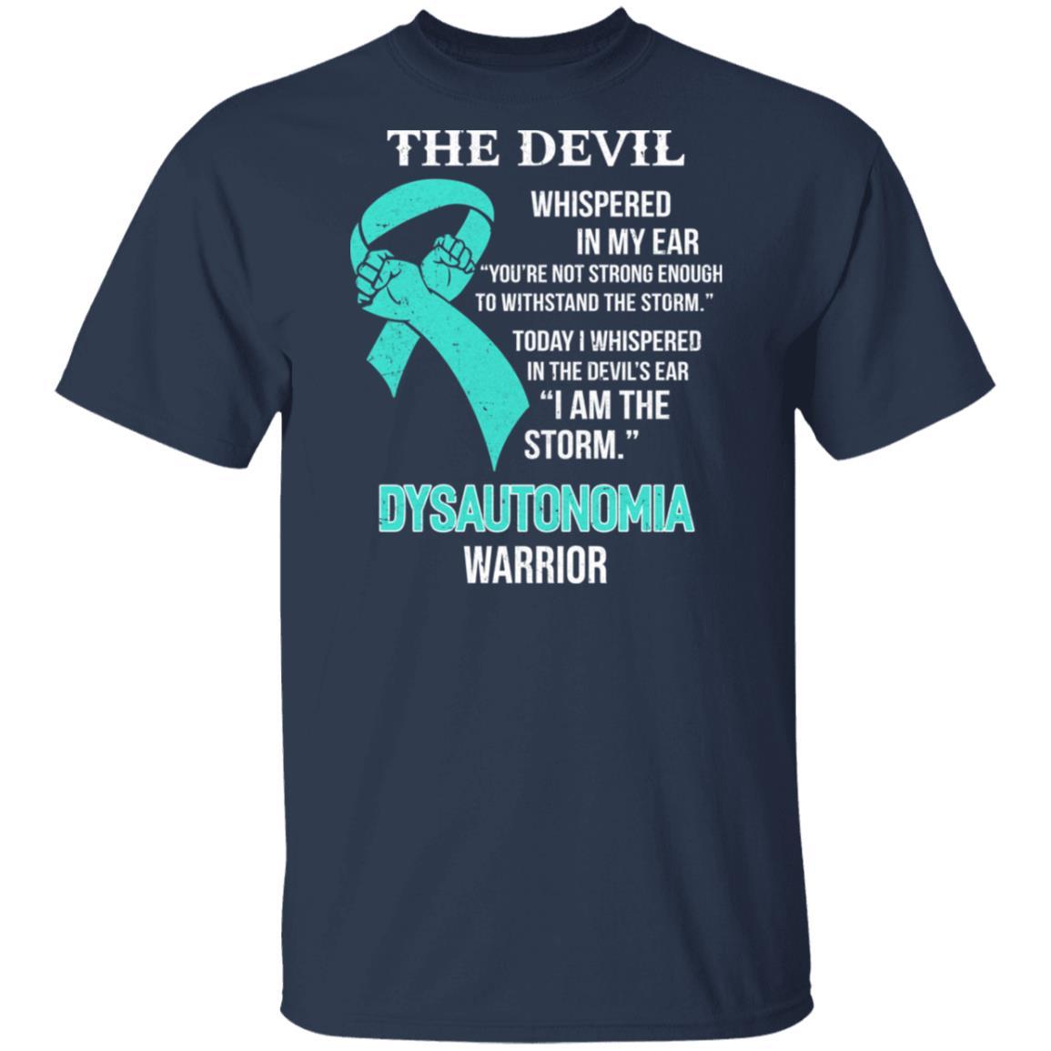 I Am The Storm Support Dysautonomia Awareness-T-Shirt & Hoodie-Classic T-Shirt-Navy