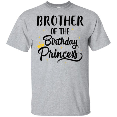 Brother Of The Birthday Princess Matching Family Party-T-Shirt & Hoodie-Classic T-Shirt-Sport Grey