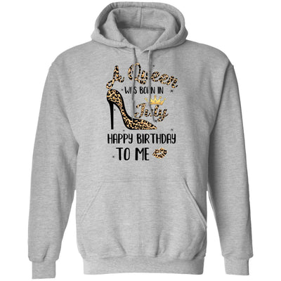 Born In July Girl Leopard High Heels Birthday Women Gift-T-Shirt & Tank Top-Pullover Hoodie-Sport Grey