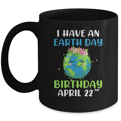Earth Day April 22nd Green Birthday Mug-Coffee Mug-Mug-Black
