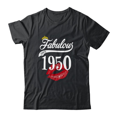 Fabulous Since 1950 Chapter 71 Birthday Gifts Tees-T-Shirt & Tank Top-Classic T-Shirt-Black