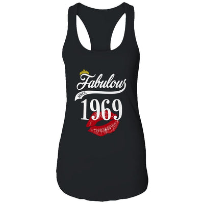 Fabulous Since 1969 Chapter 52 Birthday Gifts Tees-T-Shirt & Tank Top-Women's Ideal Racerback Tank-Black