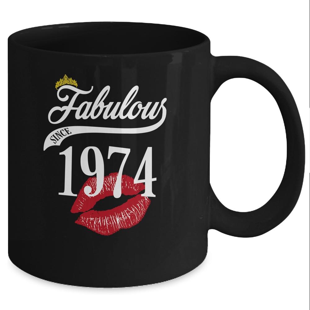 Fabulous Since 1974 Chapter 47 Birthday Gifts Tees Mug-Coffee Mug-Mug-Black