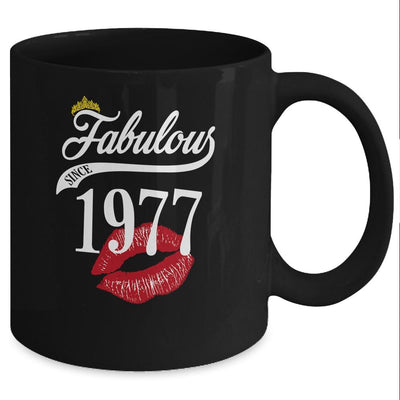 Fabulous Since 1977 Chapter 44 Birthday Gifts Tees Mug-Coffee Mug-Mug-Black