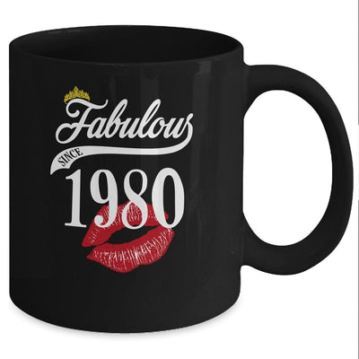 Fabulous Since 1980 Chapter 41 Birthday Gifts Tees Mug-Coffee Mug-Mug-Black