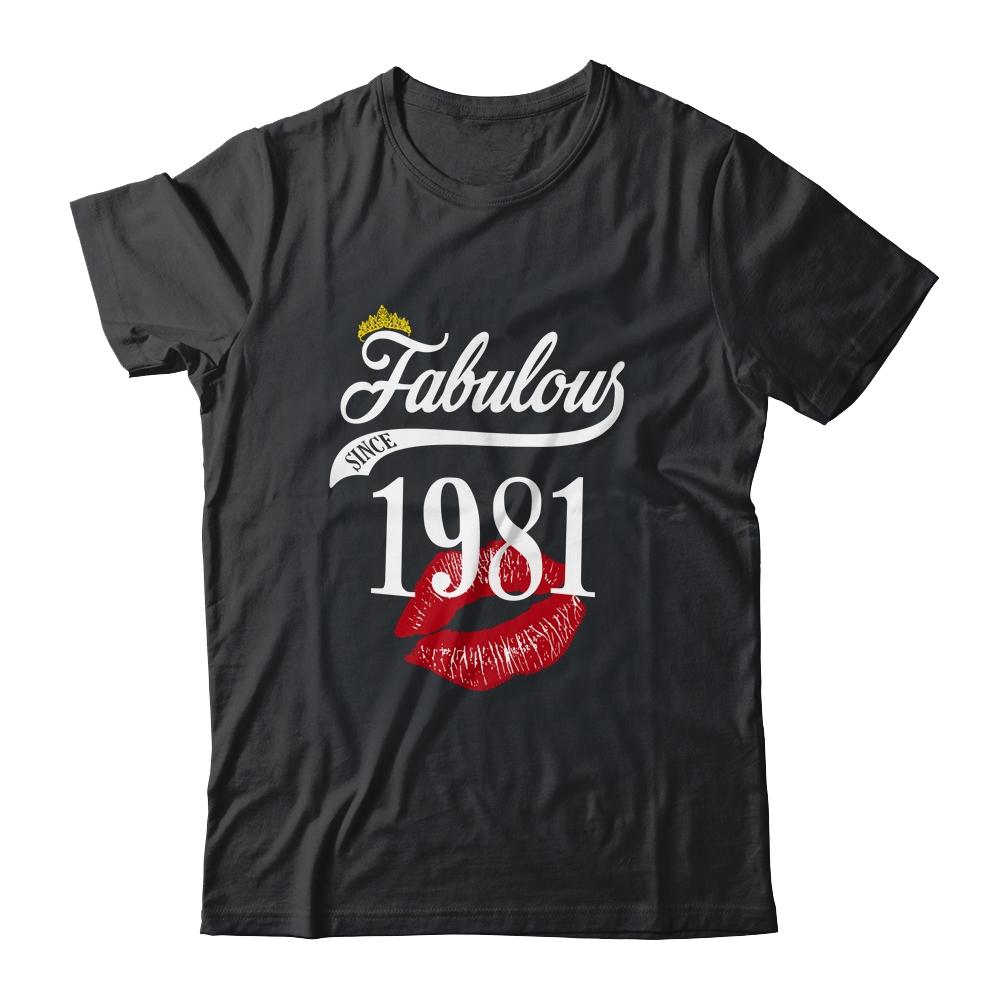 Fabulous Since 1981 Chapter 41 Birthday Gifts Tees