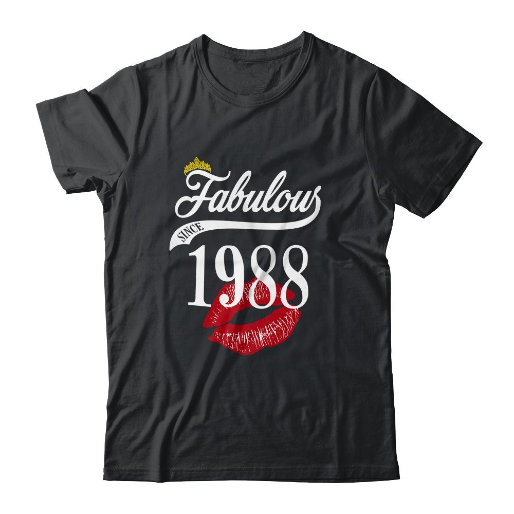 Fabulous Since 1988 Chapter 34 Birthday Gifts Tees