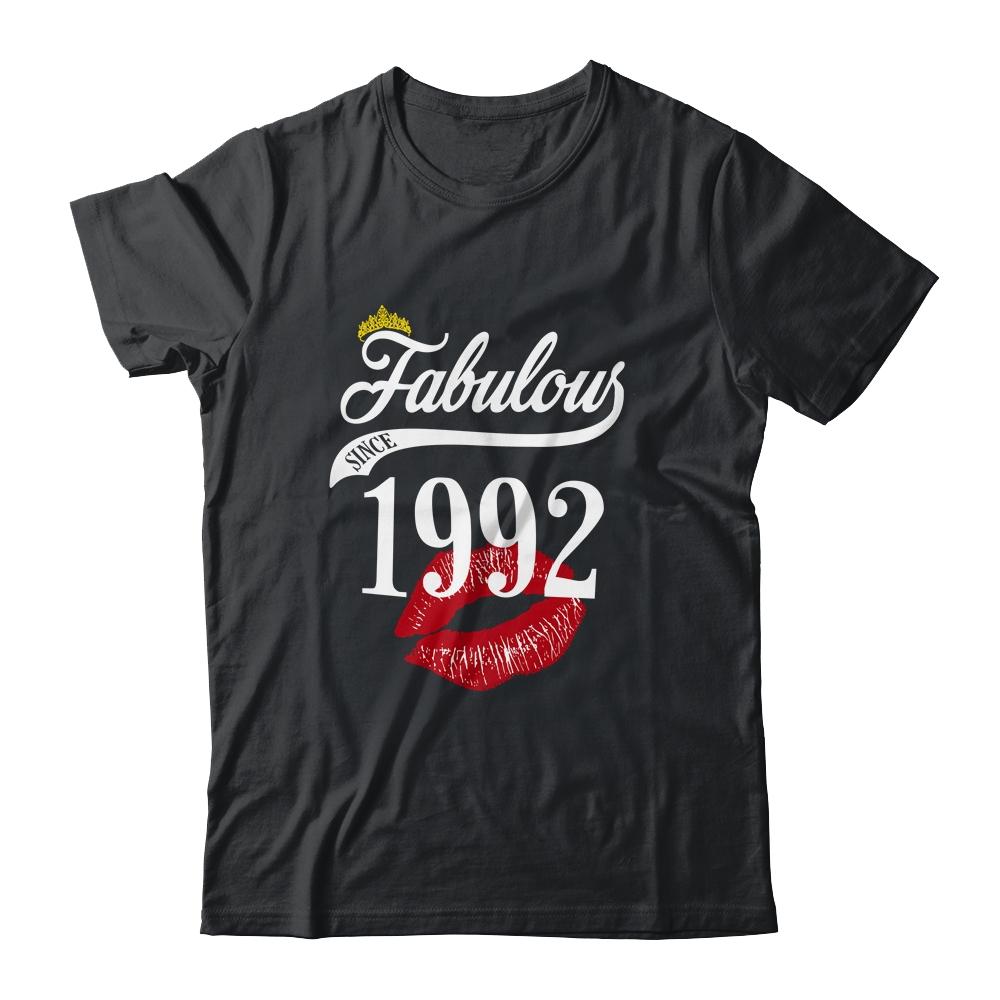 Fabulous Since 1992 Chapter 30 Birthday Gifts Tees