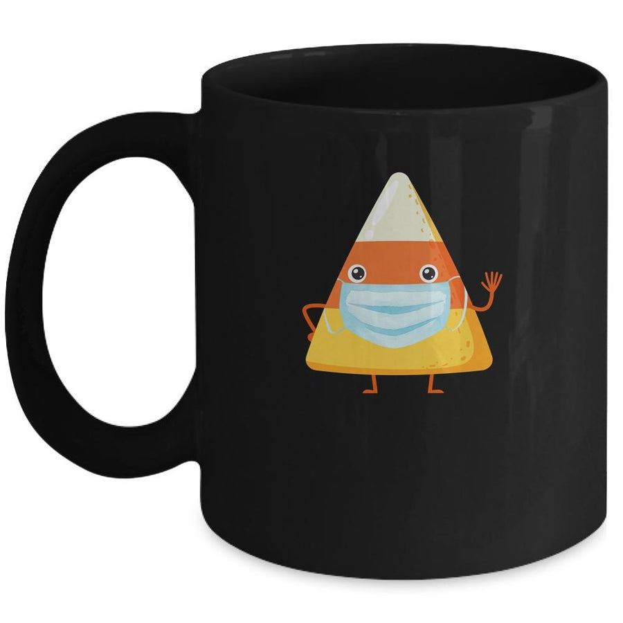 Face Mask Candy Corn Costume Alternative Mug-Coffee Mug-Mug-Black