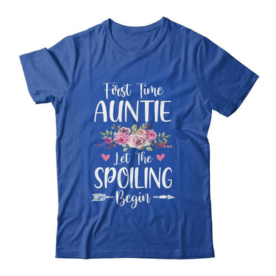 First Time Auntie Let The Spoiling Begin-T-Shirt & Tank Top-Classic T-Shirt-Royal