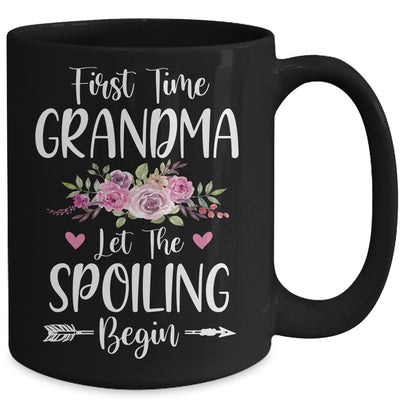 First Time Grandma Let The Spoiling Begin Mug-Coffee Mug-