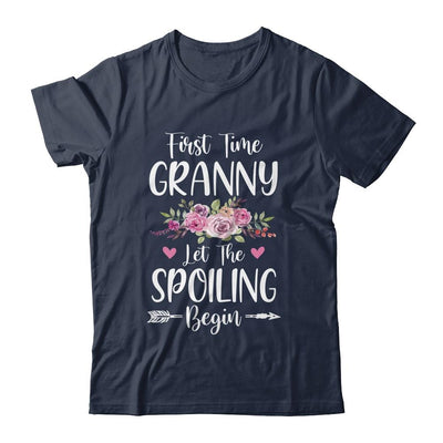 First Time Granny Let The Spoiling Begin-T-Shirt & Tank Top-Classic T-Shirt-Navy
