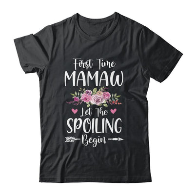 First Time Mamaw Let The Spoiling Begin-T-Shirt & Tank Top-Classic T-Shirt-Black