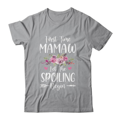First Time Mamaw Let The Spoiling Begin-T-Shirt & Tank Top-Classic T-Shirt-Sport Grey