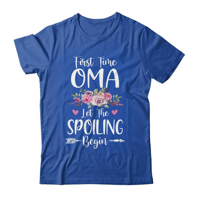 First Time Oma Let The Spoiling Begin-T-Shirt & Tank Top-Classic T-Shirt-Royal