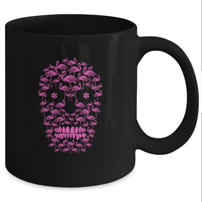 Flamingo Skulls Funny Flamingo Lover Halloween Costume Gifts Mug-Coffee Mug-Mug-Black