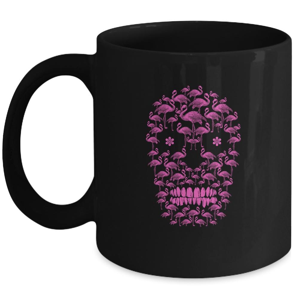 Flamingo Skulls Funny Flamingo Lover Halloween Costume Gifts Mug