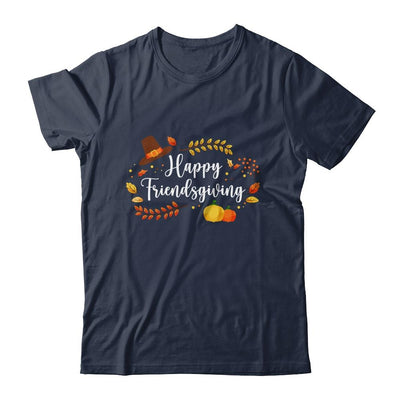 Friendsgiving Happy Thanksgiving Autumn Gift-T-Shirt & Hoodie-Classic T-Shirt-Navy
