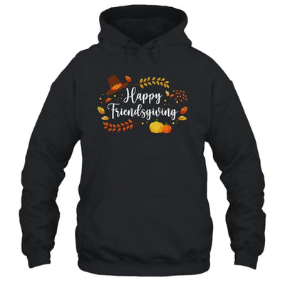 Friendsgiving Happy Thanksgiving Autumn Gift-T-Shirt & Hoodie-Pullover Hoodie-Black