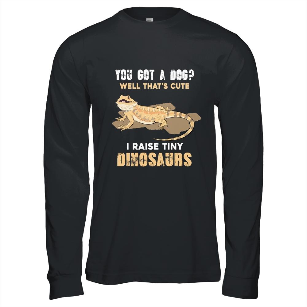 Funny Bearded Dragon Pet Lizard Lover Gift-T-Shirt & Hoodie-Long Sleeve T-Shirt-Black