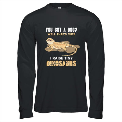 Funny Bearded Dragon Pet Lizard Lover Gift-T-Shirt & Hoodie-Long Sleeve T-Shirt-Black