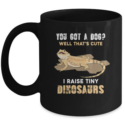 Funny Bearded Dragon Pet Lizard Lover Gift Mug-Coffee Mug-Mug-Black