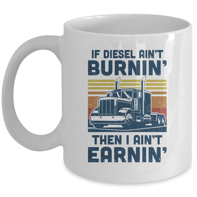 Funny Diesel Trucker Big Semi-Trailer Truck Driver Gift Mug-Coffee Mug-Mug-White