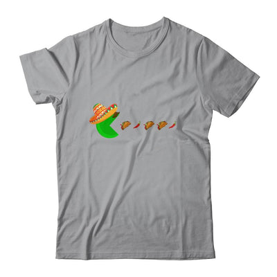 Funny Eating Tacos Cinco De Mayo Mexican-T-Shirt & Tank Top-Classic T-Shirt-Sport Grey