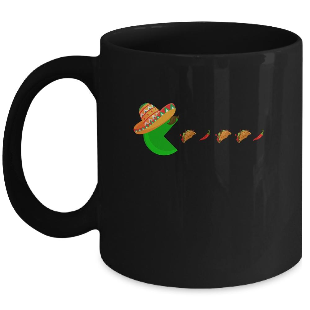 Funny Eating Tacos Cinco De Mayo Mexican Mug