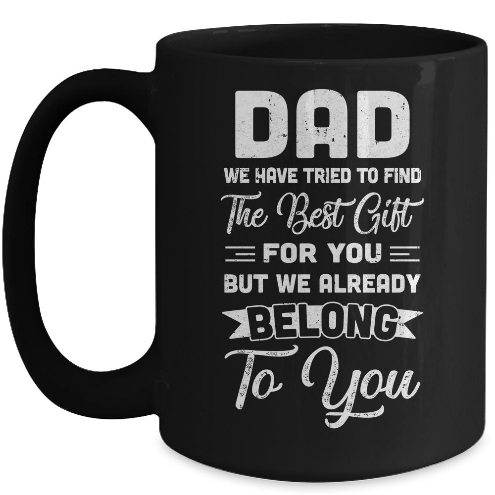 Funny Fathers Day Dad From Daughter Son Wife For Daddy Mug-Coffee Mug-Mug-Black