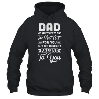 Funny Fathers Day Dad From Daughter Son Wife For Daddy-T-Shirt & Hoodie-Pullover Hoodie-Black