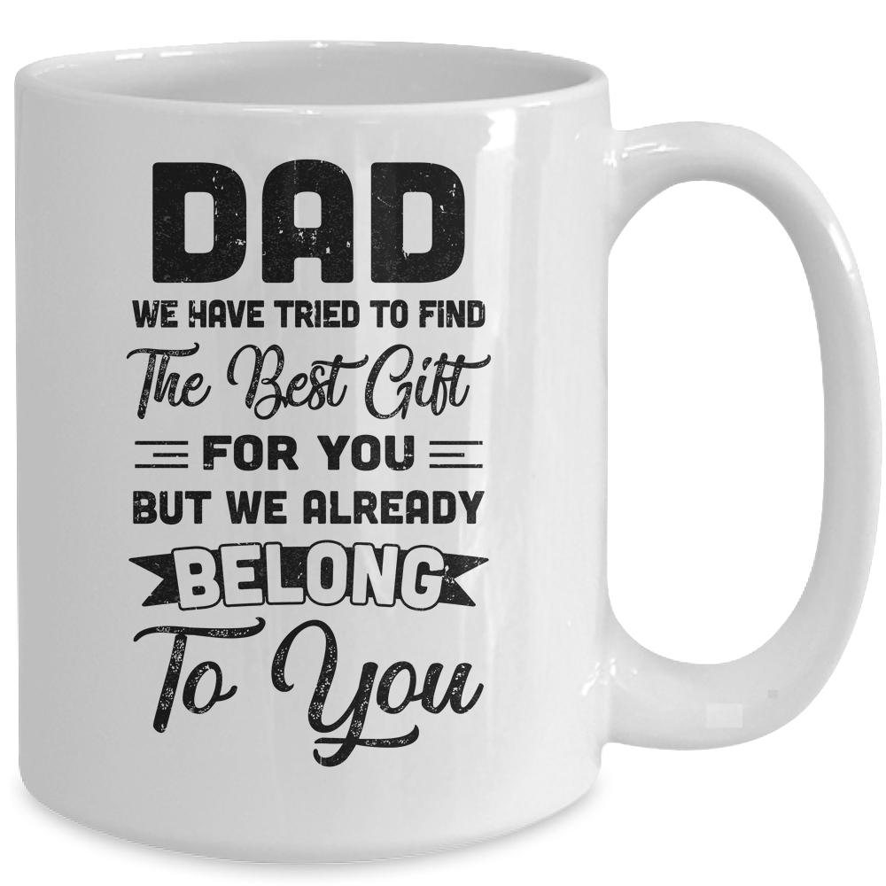Funny Fathers Day Dad From Wife Daughter Son For Daddy Mug-Coffee Mug-