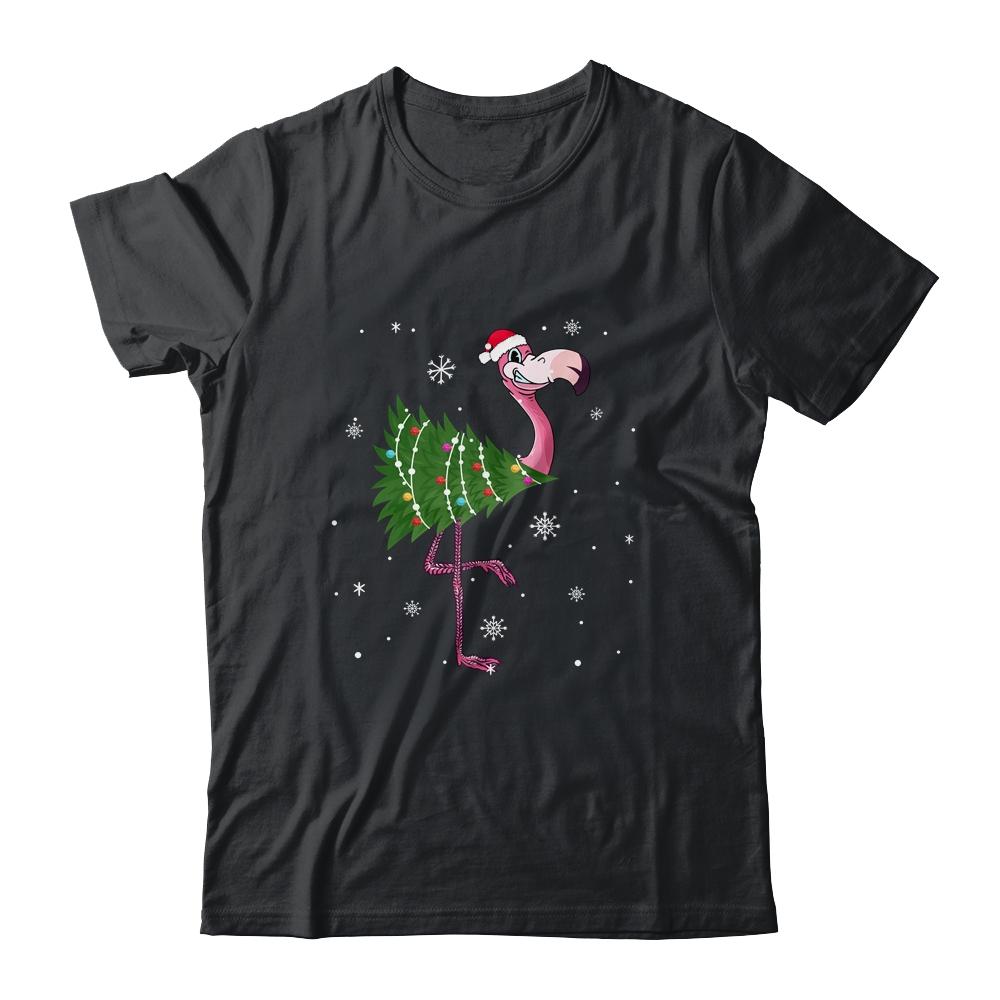Funny Flamingo Christmas Tree Xmas Light Gift