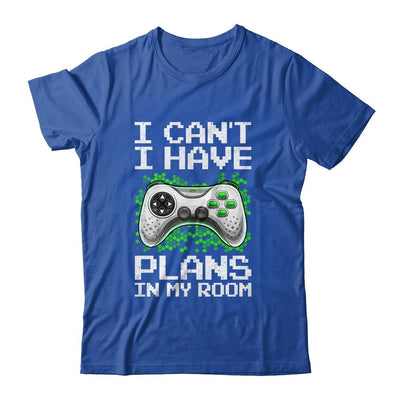 Funny Gamer Plans In My Room Video Games Gift Boys Teens Men-T-Shirt & Hoodie-Classic T-Shirt-Royal